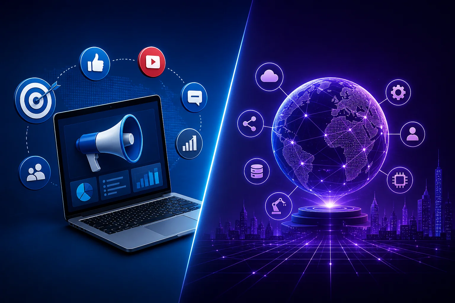 digital marketing vs. digital transformation